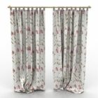 Floral Pattern Home Curtain