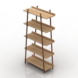 5 Layers Shelves Darcey 3d model