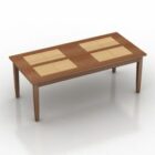 Muebles de mesa de comedor de madera