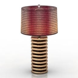 Hotel Cylinder Table Lamp 3d model