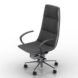 Office Wheels Armchair Quintt 3d model
