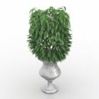 Vase Flower Hedge Shape