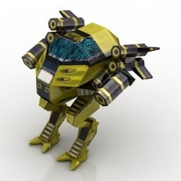 Zabawkowy robot Mech Walker Model 3D