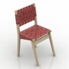 Proste krzesło z drewna