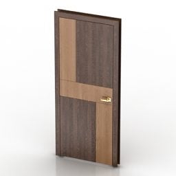 Wooden Door Misto Decor 3d model