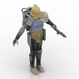 Toy Sandtrooper Star Wars 3d model