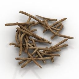 Dry Twigs 3d model