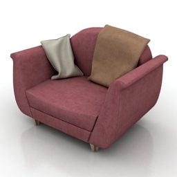 صندلی راحتی فابریک انباری مدل سه بعدی