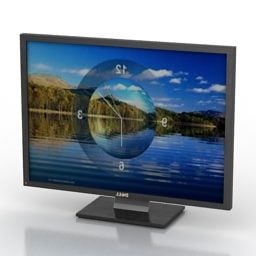 Monitor Dell Pc 3d model