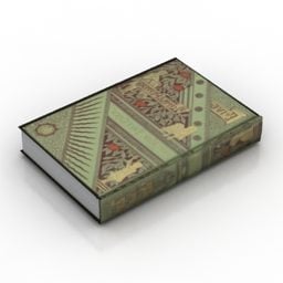 3д модель Книжной печати Декора