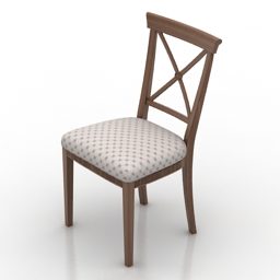 Wood Chair Esideri 3d model