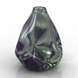 فازة فنية لتزيين الزجاج نموذج 3D