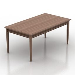 Wood Table Art Tosato 3d model