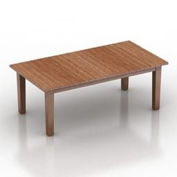 Ikea Rectangle Table Sturne 3d model