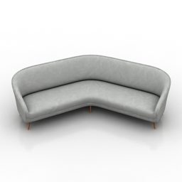 Italian Sofa Minimalist 3d model