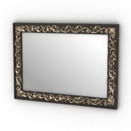 Ayna Klasik Çerçeve 3d modeli