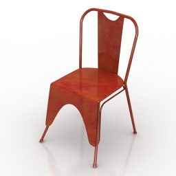Iron Chair Swoon Design 3d model
