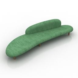 Καναπές Vitra Freeform Style 3d μοντέλο
