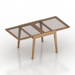 Table Glass Decor 3d model
