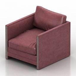 Fotel pojedynczy Walter Design Model 3D