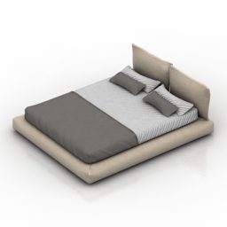 Double Bed Venus Furniture 3d model