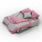 Grey Pink Bedclothes