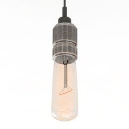Thin Bulb Lamp 3d model