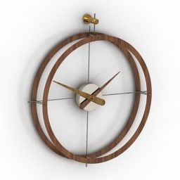 Pendulum Clock Furniture 3d model