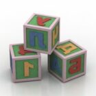 Child Cube Toy Sticker Infant