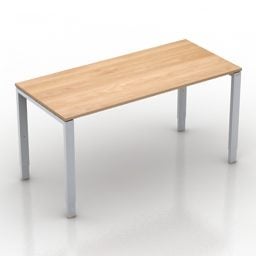 Rektangel bord Bene kontormøbler 3d model