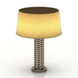 Lámpara de escritorio de hotel modelo 3d tejido