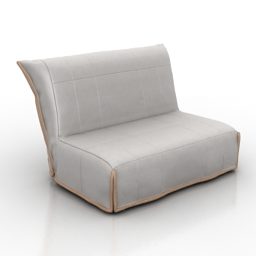 أريكة عالية الظهر نموذج دنفر ثلاثي الأبعاد