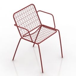 Metal Wire Armchair Accademia 3d model