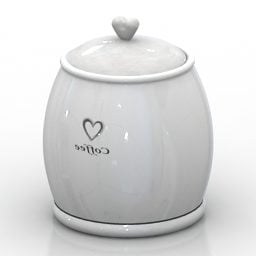 Inox Coffee Pot 3d model