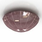 Luster Circle Red Glass Shade