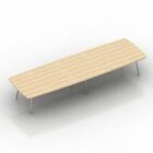 Rectangle Wooden Table Office Furniture