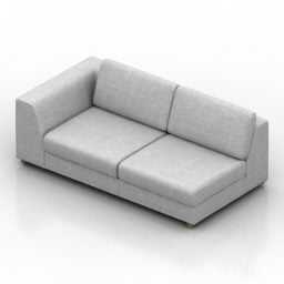 Corner Sofa Avanta 2 Seats 3d model