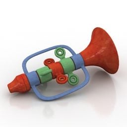 Trumpet Toy 3d model
