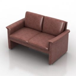 Sofa 2 Seats Sigma Design 3d model