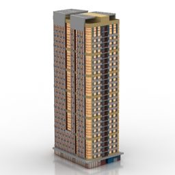 Building High-rise 3d model