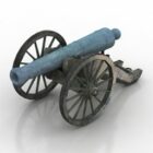 Vintage kanon burgeroorlog