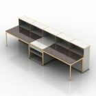 Mobiliário modular para mesa de escritório ”- Coleção Interior