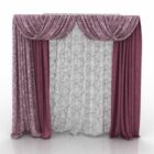 Curtain Pink Fabric Textile