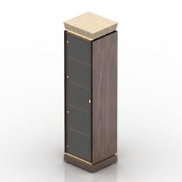 High Locker For Office 3d model