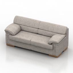 Double Sofa Kiss 3d-modell