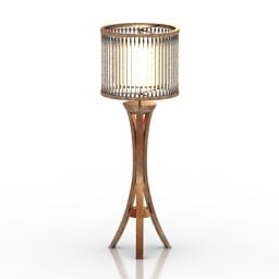 Vintage Torchere Lamp uiterste 3D-model