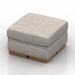 Сидіння Beige Lather 3d модель
