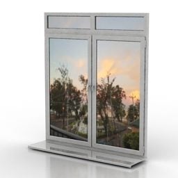 窗户塑料3d模型