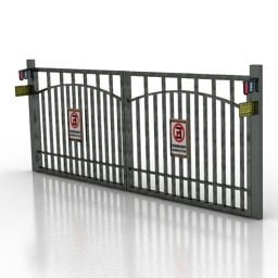 Wrought Iron Gate 3d-modell