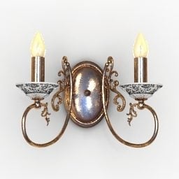 Klassieke Sconce wandlamp 3D-model